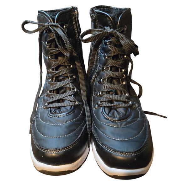 Water Proof 10 Black Men's Insulated Combat Boots Shoes Lace Up - Picture 1 of 6